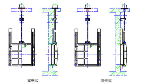 SSFZ型雙向止水閘門結構圖g